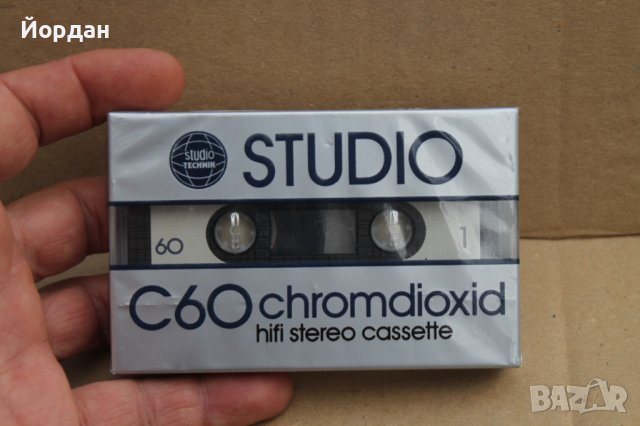 Касетка С60 STUDIO , снимка 1 - Аудио касети - 38023076