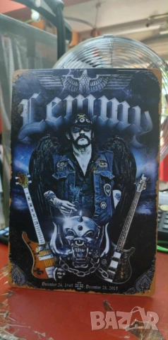 Lemmy-метална табела(плакет), снимка 2 - Китари - 51872923