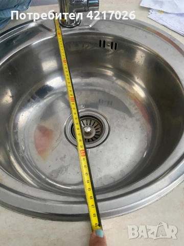 Кръгла мивка алпака, снимка 2 - Мивки - 50812107