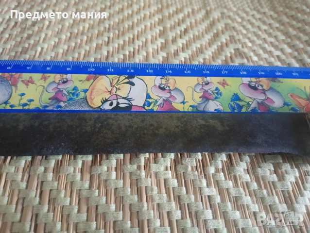 Стар нож с дръжка от плексиглас, снимка 4 - Ножове - 54342721