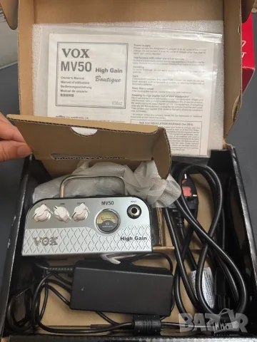 Vox MV50 High Gain 50W лампова глава за китара / бас, снимка 2 - Китари - 56301455
