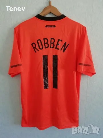 Холандия Робен оригинална тениска фланелка футболна от Световното 2010 Nike Netherlands Robben XL
