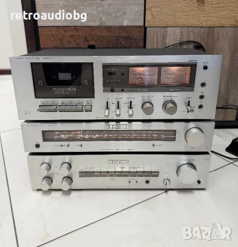 🔊Колекционерска ретро аудио система - сет LUXMAN - усилвател L-4, дек K-5 и тунер T-1 - 1978 - 1982