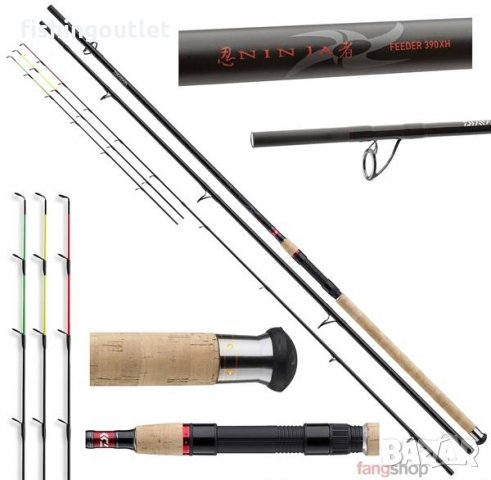 Фидер въдици Daiwa Ninja - пет модела с различни дължини и акции, снимка 8 - Въдици - 30895630