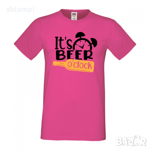 Мъжка тениска It's Beer O'clock,Бира,Бирфест,Beerfest,Подарък,Изненада,Рожден Ден, снимка 7 - Тениски - 36378286