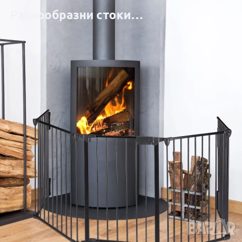 Предпазна решетка за камина Relaxdays (5 части)