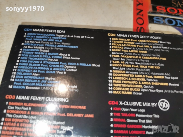 MIAMI FEVER 4CD-ВНОС FRANCE-4 ДИСКА ЗА 45ЛВ КОЛЕДНО 1912250810, снимка 14 - CD дискове - 52844324