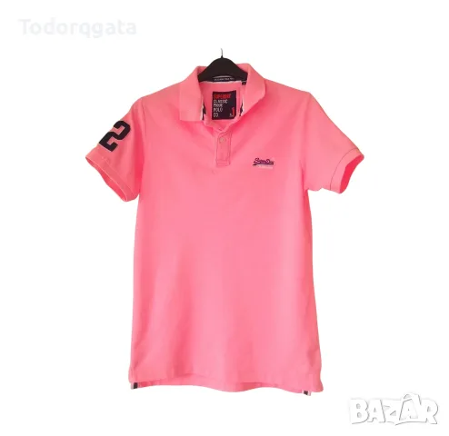 Superdry Поло Блуза Casual Polo Shirt Къс Ръкав Оригинал Гръдна Обиколка 85-100 см M-L, снимка 2 - Тениски - 55944113