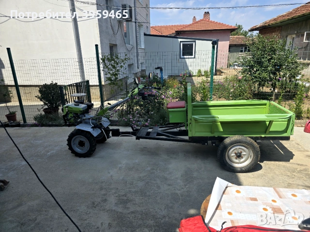 Мотоблог с ремарке и инвентар, снимка 5 - Селскостопанска техника - 53148735