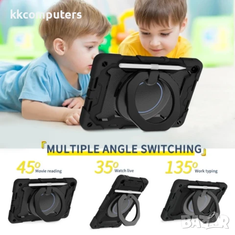 Huawei MatePad SE 10.4 2023 Силиконов Калъф TPU + PC и Протектор, снимка 2 - Калъфи, кейсове - 51040644