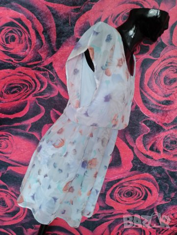 Светло лилава къса феерична рокля М, снимка 2 - Рокли - 37550060