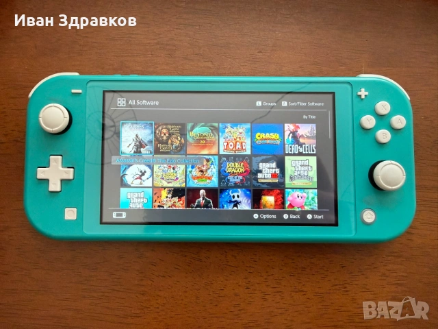 Switch Lite, hack/mod 512Gb, 62 игри - RetroArch, Moonlight - кейс, зарядно, снимка 3 - Nintendo конзоли - 54342630
