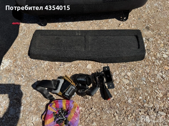 Задна седалка и кора ,стелка багажник за FIAT PANDA (169) Hatchback II (09.2003 - 02.2012, снимка 4 - Части - 54134070