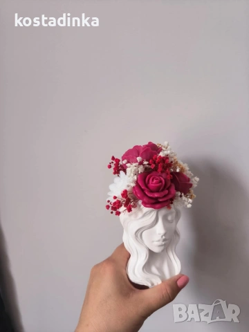 Сапунен букет "Жена", снимка 4 - Изкуствени цветя - 53153189