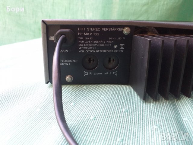 RFT HMK-V 100 Stereo Усилвател, снимка 7 - Ресийвъри, усилватели, смесителни пултове - 34128034