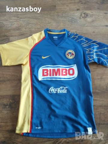 nike Club Aguilas del America Authentic 2007-2008 - ретро юношеска тениска СТАВА ЗА МЪЖКА С-ка, снимка 4 - Тениски - 42897602