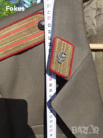 Стара военна СОЦ униформа куртка вензели пагони - като нова, снимка 6 - Антикварни и старинни предмети - 52266488