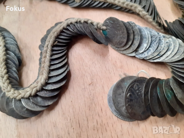 Стар възрожденски накит за но сия наниз акчета, снимка 6 - Антикварни и старинни предмети - 52041726
