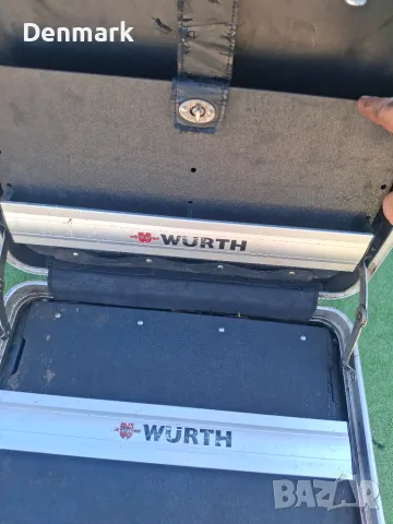 Алуминиев куфар за инструменти Würth, снимка 3 - Куфари с инструменти - 56074970