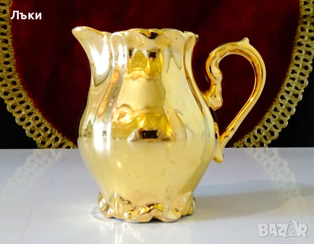 Каничка баварски порцелан,чисто злато,барок. 