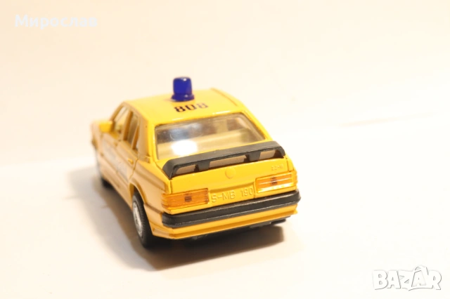 1/43??? ADAC MERCEDES BENZ 190 E КОЛИЧКА КАМИОН МОДЕЛ, снимка 6 - Колекции - 53341317