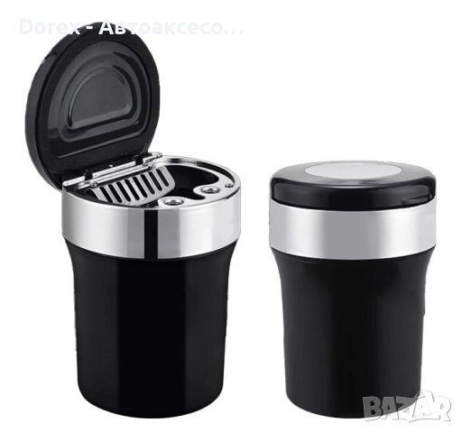 Пепелник за автомобил с LED диод J-B004 / PG105, снимка 3 - Аксесоари и консумативи - 53900131