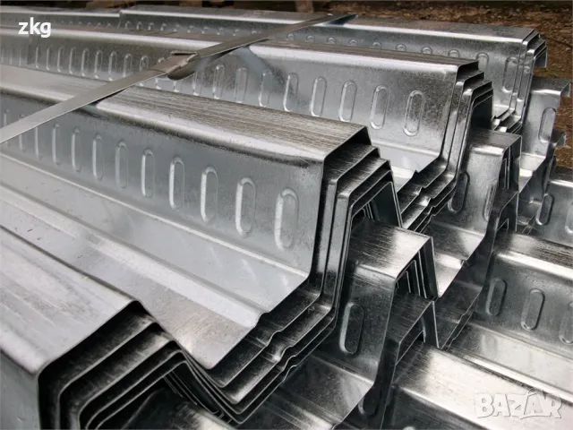 Оставащ кофраж от трапецовидна поцинкована ламарина TR50, TR73 и TR100