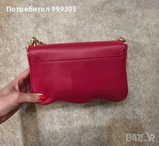 Оригинална дамска чанта Furla 1927 Rosso Vene – чисто нова, снимка 10 - Чанти - 54364459