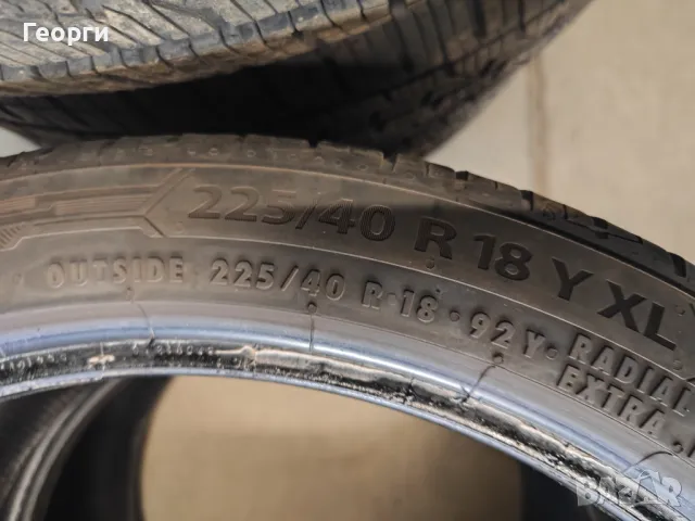 2бр.летни гуми 225/40/18 Barum, снимка 5 - Гуми и джанти - 50412321