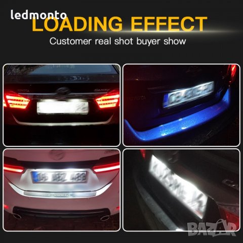 Led Плафони заден номер toyota, тойота, снимка 4 - Аксесоари и консумативи - 31327013