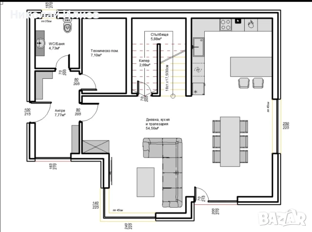 Нова къща м-т Траката, снимка 3 - Къщи - 51266577