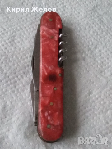 Старо джобно ножче 52514, снимка 2 - Антикварни и старинни предмети - 52854294