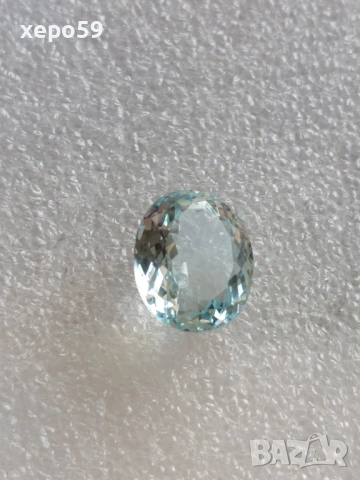 Два натурални камъка аквамарин,големият е 6 карата,малкият 4,50 карата, снимка 16 - Пръстени - 53129536