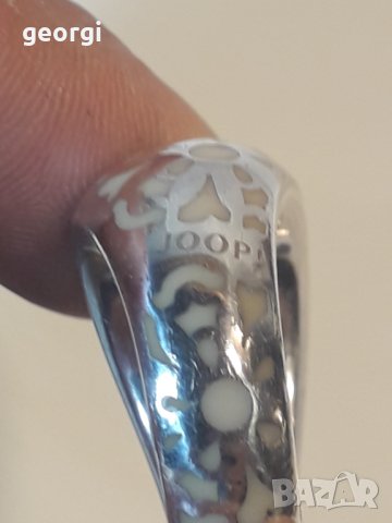 Масивен сребърен пръстен Joop!, снимка 6 - Пръстени - 39048209