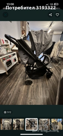 Детска количка 3 в 1 (без кош за новородено), снимка 3 - Детски колички - 53031278