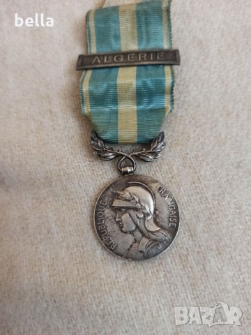 Сребърен френски колониален  орден ,запазен вид ,цена 150 лв, снимка 2 - Други ценни предмети - 34871060