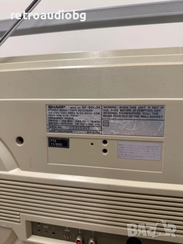 🔈Ретро радиокасетофон SHARP GF- 9000 - Boombox🔈, снимка 7 - Радиокасетофони, транзистори - 54217047