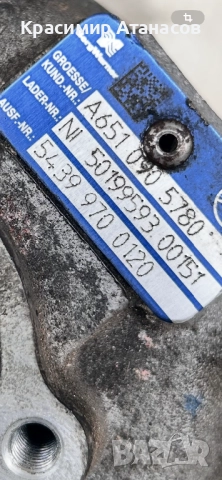 A6510905780. Турбо за Мерцедес Ц-класа W204, снимка 7 - Части - 52896721