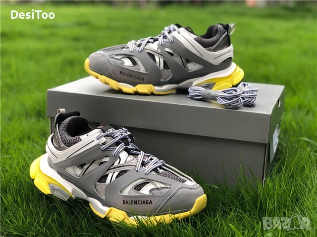 Balenciaga Track Sneaker "Grey/Yellow" 