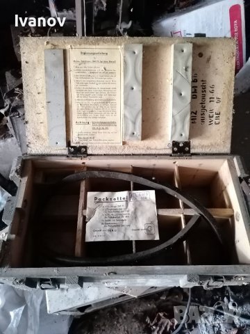 Стар военен сандък, Армеиски сандък за 6 противопехотни скачащи мини  DM 31 - 1962 г