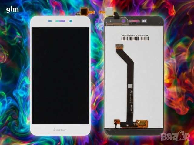 LCD Дисплей за Huawei Enjoy 6S / Honor 6C + Тъчскрийн бял