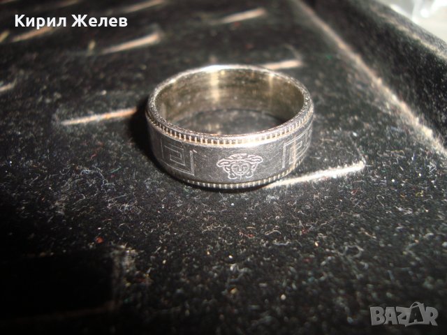 ВЕРСАЧЕ МАРКОВ ПРЪСТЕН БЛАГОРОДНА НЕРЪЖДАЕМА СТОМАНА ХАЛКА 19642, снимка 8 - Пръстени - 32101816