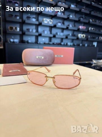 Miu Miu Слънчеви Очила С UV400 Защита С ПОДАРЪК🎁Калъф И Кутия - Различни Цветове Код SK108, снимка 3 - Слънчеви и диоптрични очила - 52509108