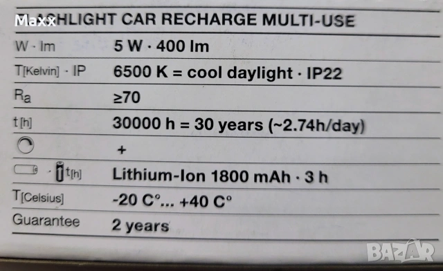 Продавам мнкционална LED лампа за кола, снимка 4 - Аксесоари и консумативи - 53201656
