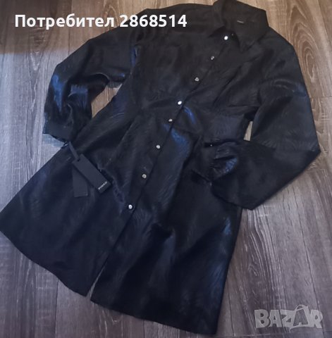Оригинална дамска рокля PINKO, размер 44, снимка 3 - Рокли - 42863496