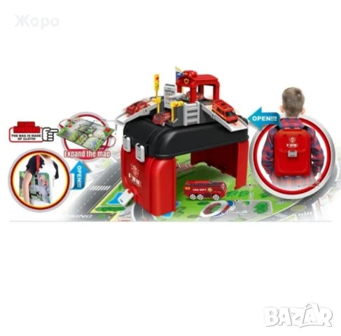 ПОЖАРНИКАРСКИ КОМПЛЕКТ ПАРКИНГ В РАНИЦА 174856, снимка 9 - Образователни игри - 47607687