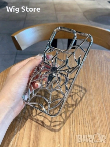 Калъф паяк за телефон Iphone 15 Pro Max, Iphone 16, Iphone 16 Pro Max, снимка 4 - Калъфи, кейсове - 51580074