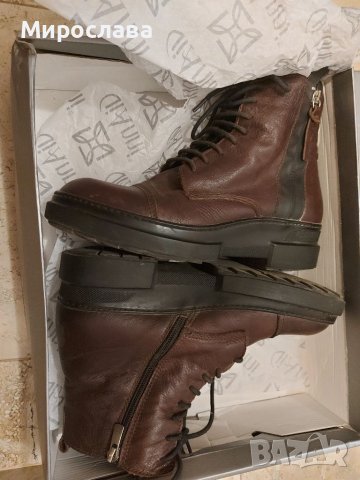 Дамски боти от естествена кожа на Gianni/Джианни, 39 номер., снимка 4 - Дамски боти - 39170917