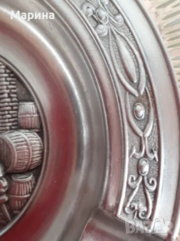 Пепелник от калай Antik*Vintage #43, снимка 3 - Антикварни и старинни предмети - 48409875