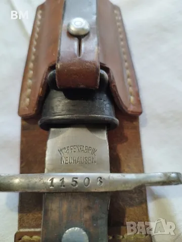 Швейцарски щик байонет меч нож Шмид Рубин Schmid Rubin , снимка 11 - Антикварни и старинни предмети - 50349980